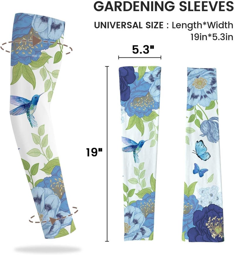 YPHCDO Store Gardening Sleeves Farm Sun Protection Arm Cooling Sleeves Thorn Proof Garden for Women Men with Thumb Hole - Image 5